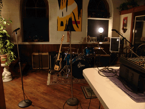 ChurchHouse Productions Live Recording Set Up